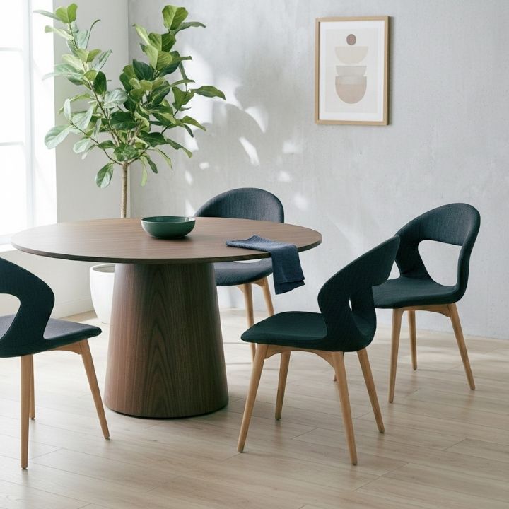 ダイニングチェア 4脚セット 北欧 ナチュラル 木製脚 "チャッキチェア"