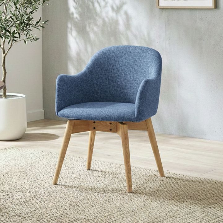 回転式 ダイニングチェア 北欧 "カラメリ"