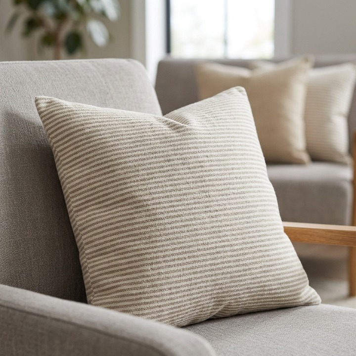 H&M ワッフル織り クッションカバー 50×50