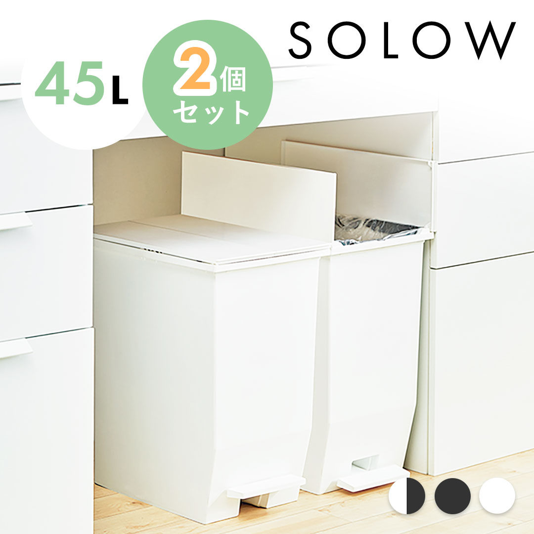 【新品】SOLOW ソロウ 45L ゴミ箱 2個セット