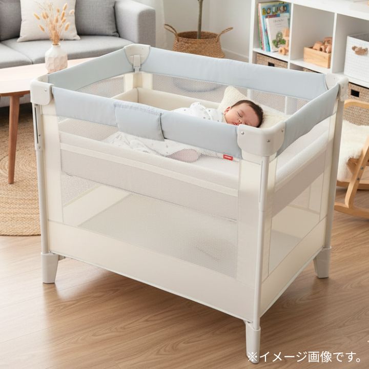 ベビーベッド 北欧 折り畳み "ココネル エアー AB"