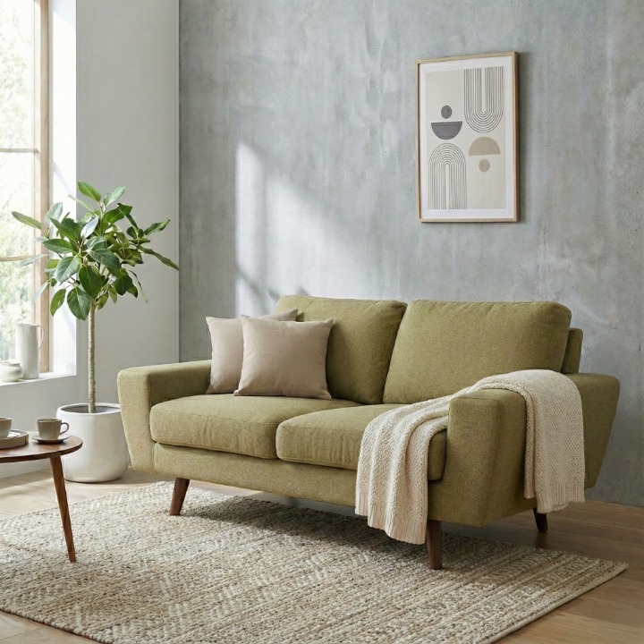 ソファ 2.5人掛け ファブリック 2WAY ローソファ対応│開梱設置付き